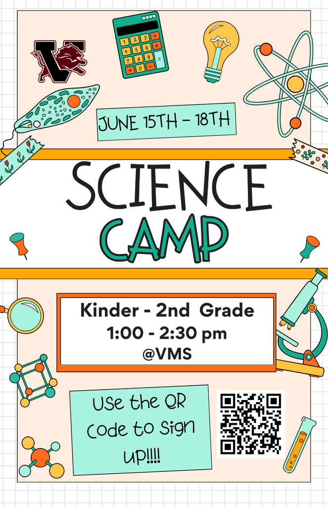 kinder-2nd science camp 2026