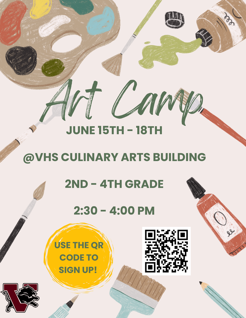 art camp 2 thru 4 2026