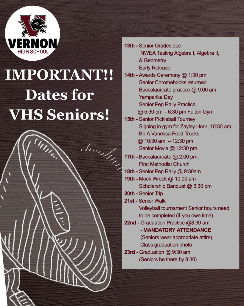 important dates for seniors