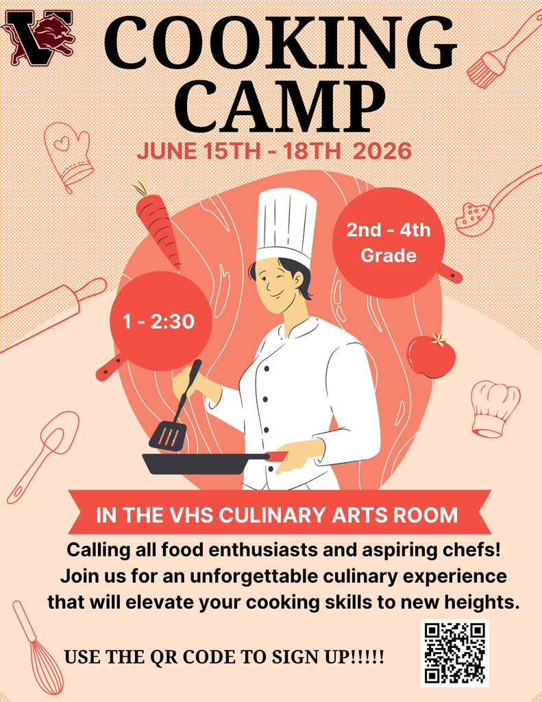 2nd thru 4th cooking camp