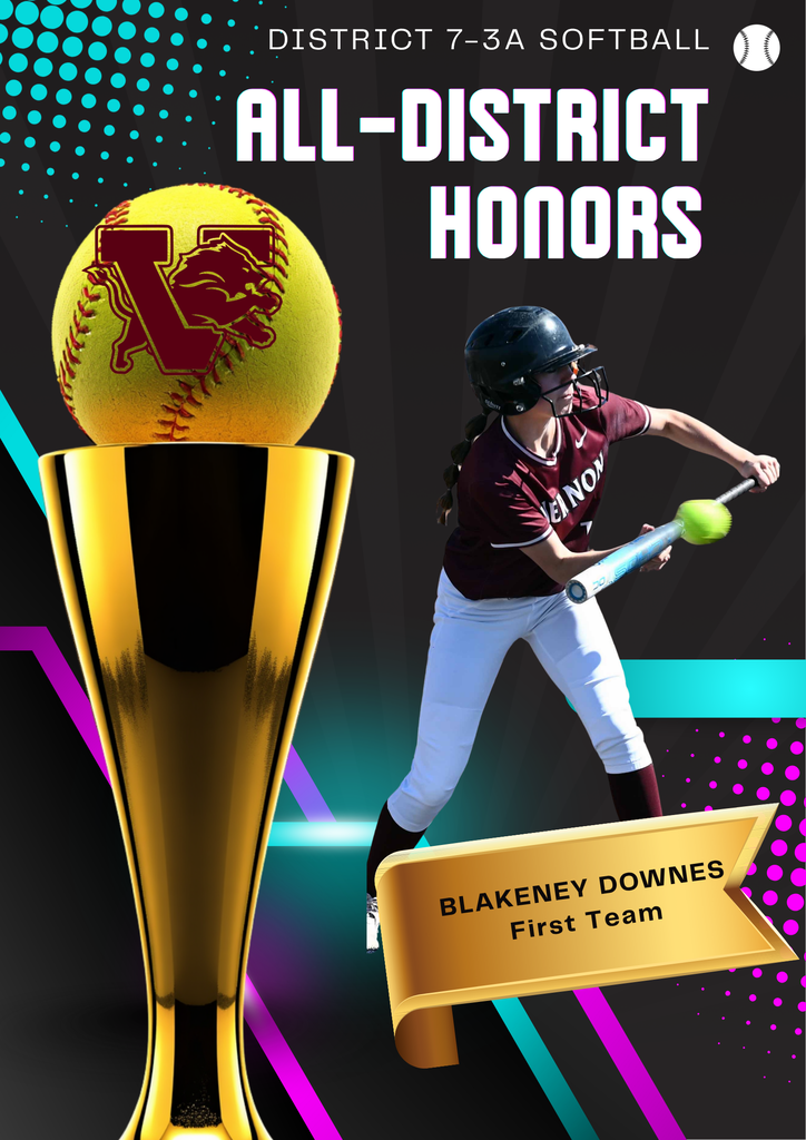blakeney downes softball all district