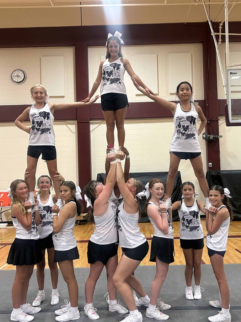 VMS cheerleaders camp1