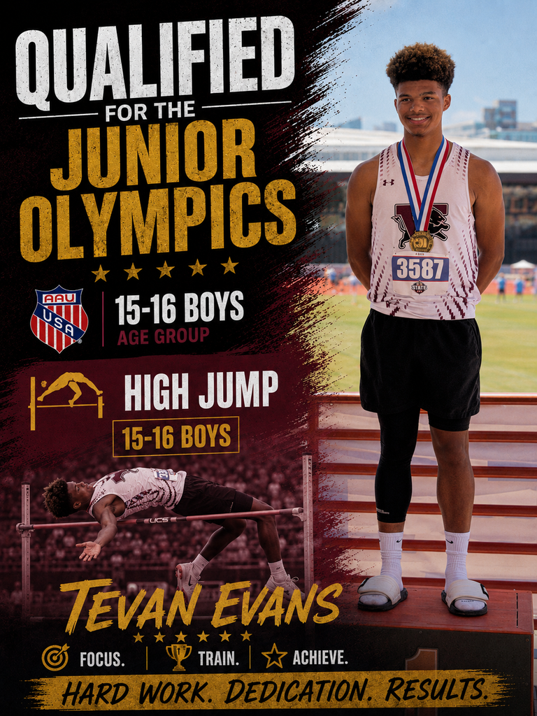 tevan evans junior olympics