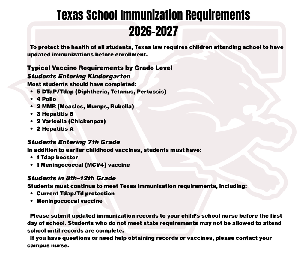 immunizations for 2026