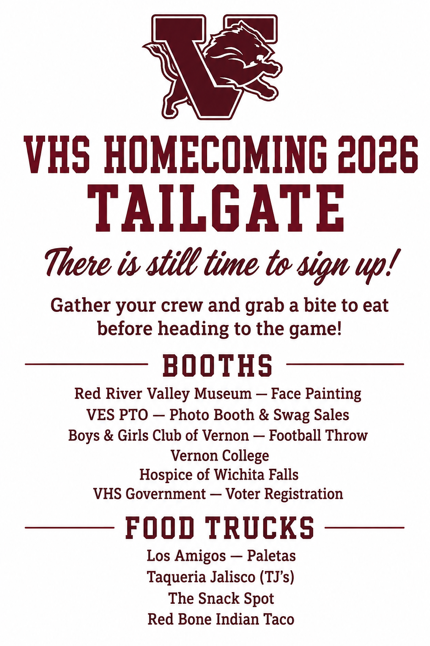vhs lions roar homecoming 2026