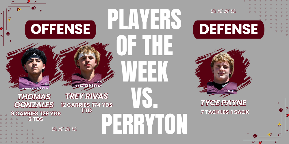 players of the week vs perryton