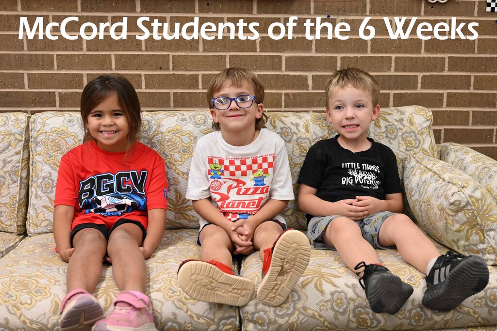 mccord students of 1st 6 weeks