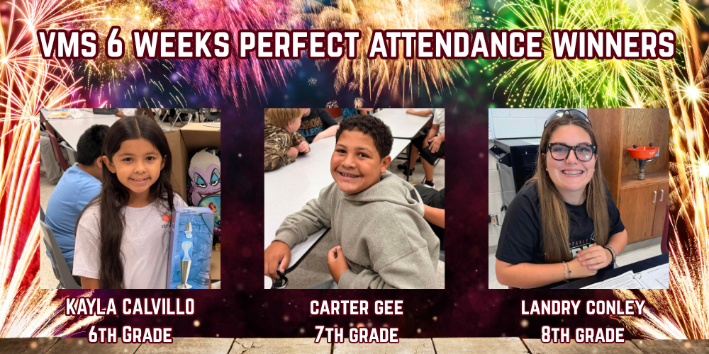 middle school perfect attendance
