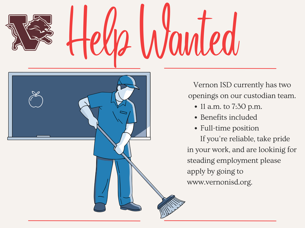custodian help wanted