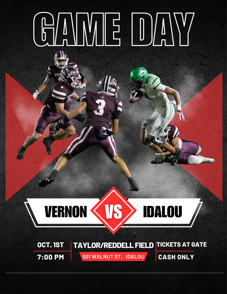 game day fb vs idalou