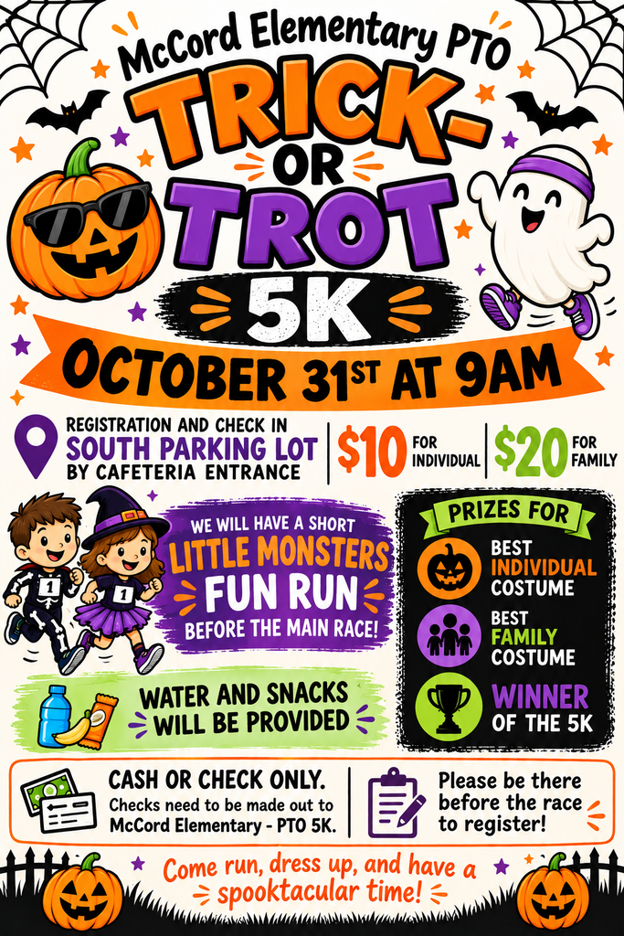 mccord PTO halloween trot