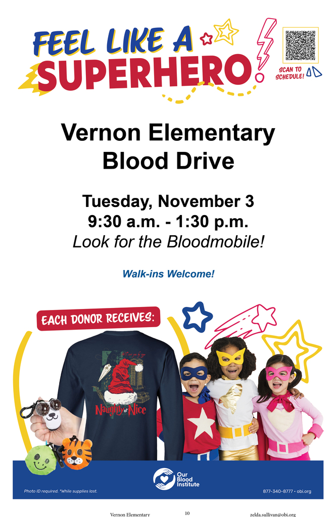 ves blood drive nov 3