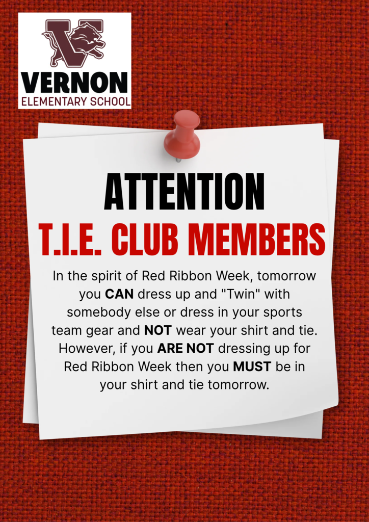 tie club announcement oct 27