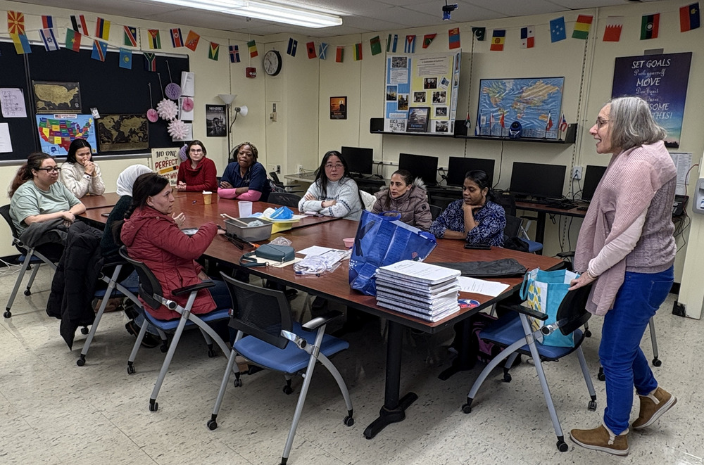 CNA students in class