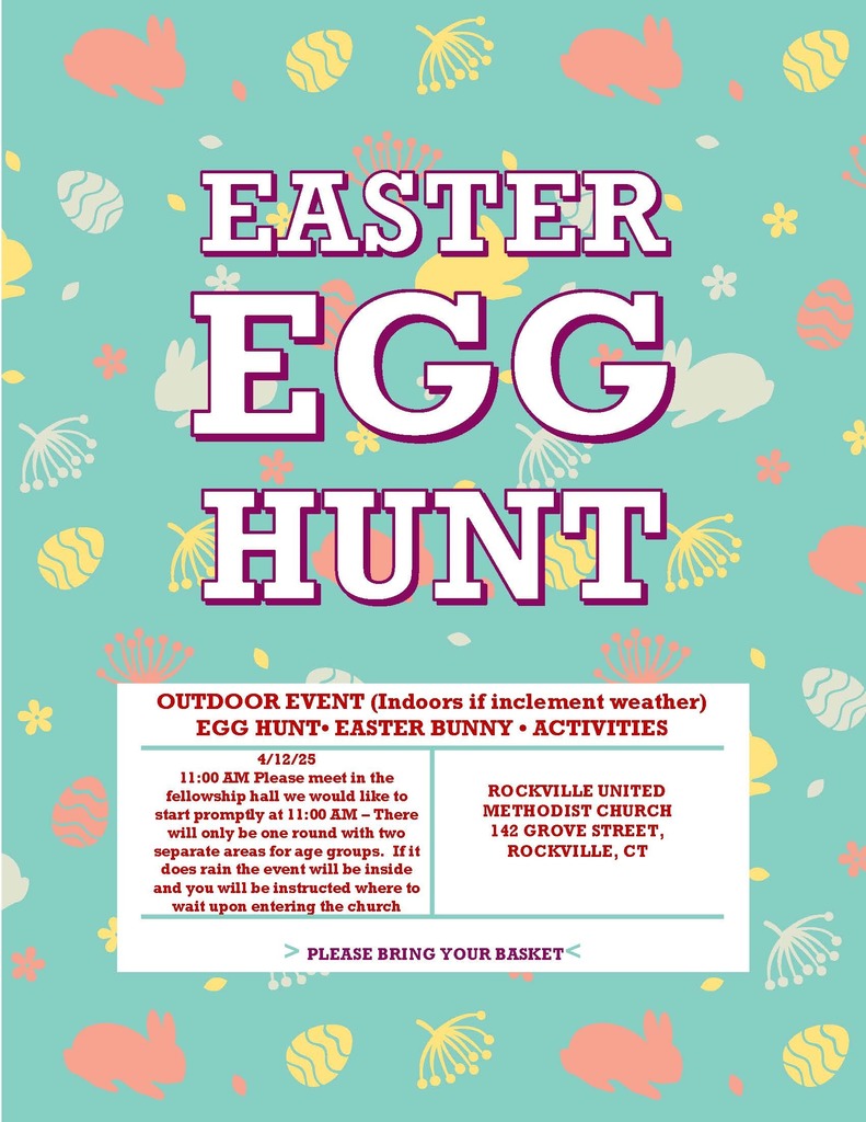• Rockville United Methodist Church's Easter Egg Hunt - April 12, 2025