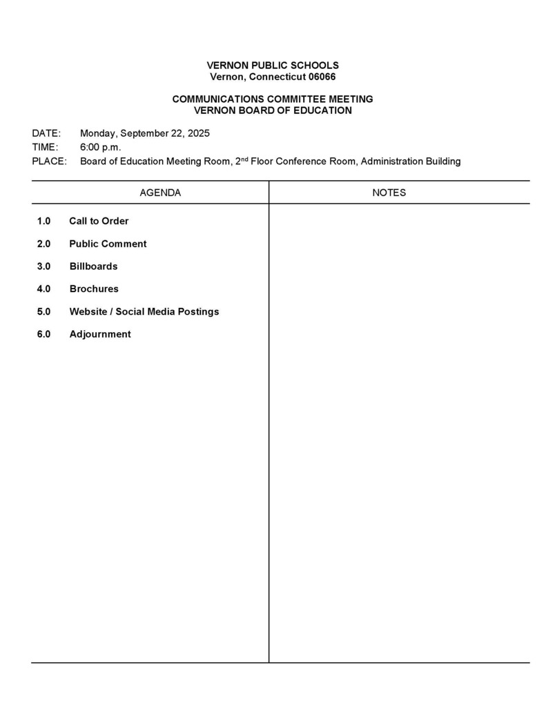 Comm Mtg