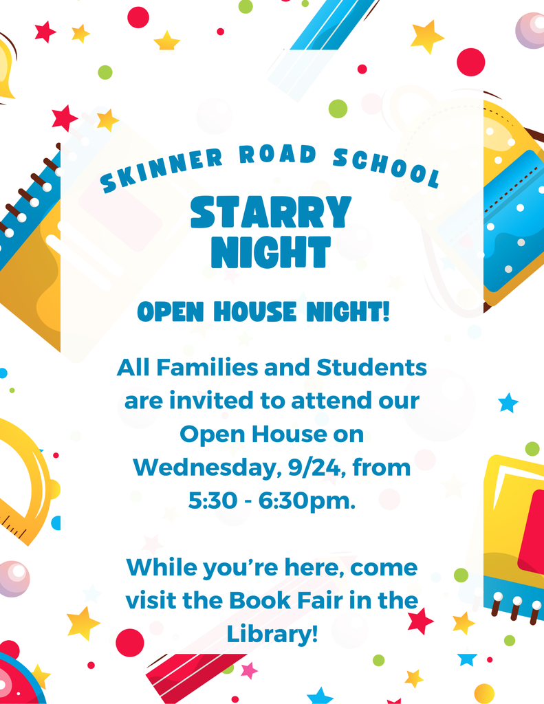 Starry Night Open House on Wednesday, 9/24.