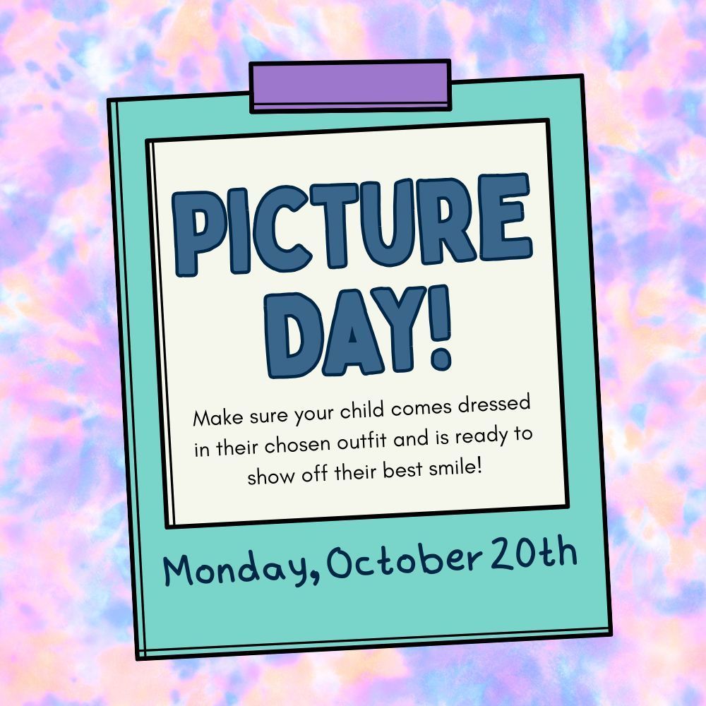 Picture Day 2025 is Monday, October 20th