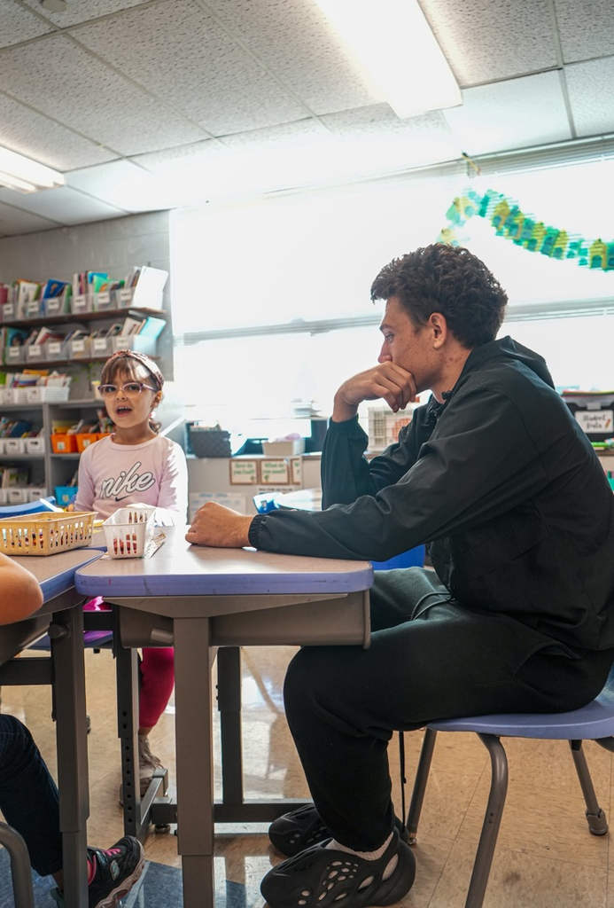 football visit to CRS