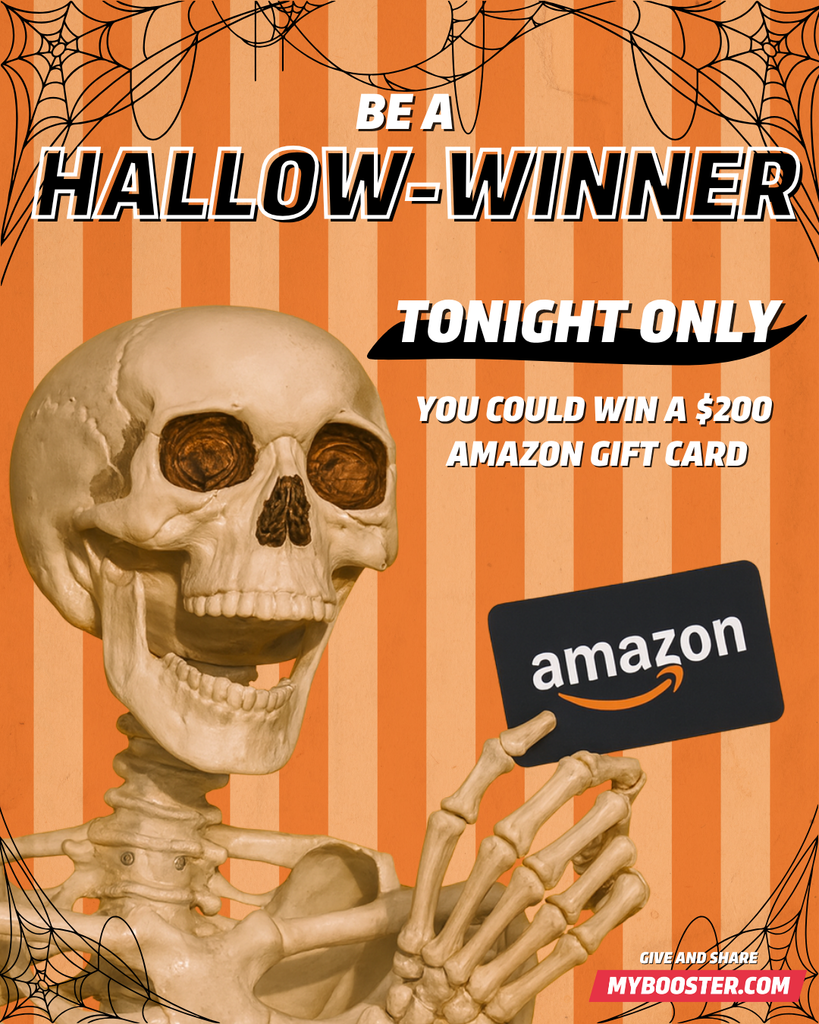 This Halloween, anyone who donates could be a Hallow-Winner! Any donation made to OUR school on Halloween Night will secure you a sweepstakes entry for a $200 Amazon Gift Card. No tricks here! Helping our school and earning a sweepstakes entry is a treat for all! 🎃Good luck!