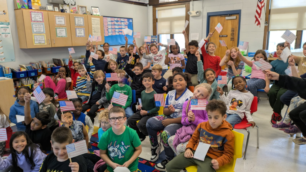 Second graders learning about the day!