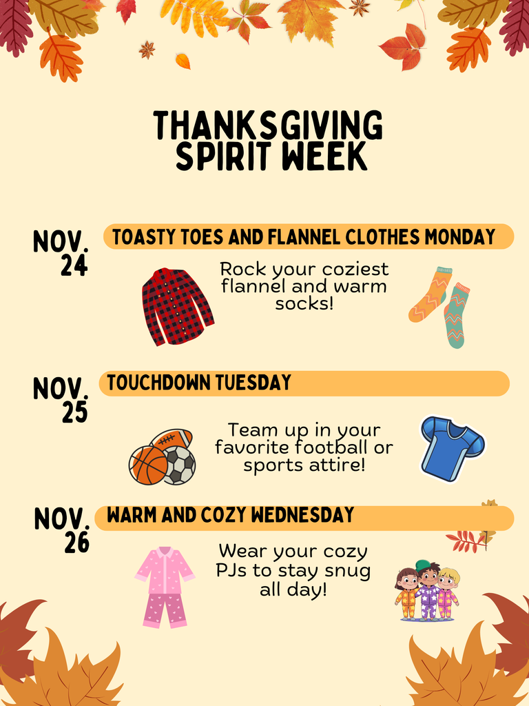 Spirit Week Flyer