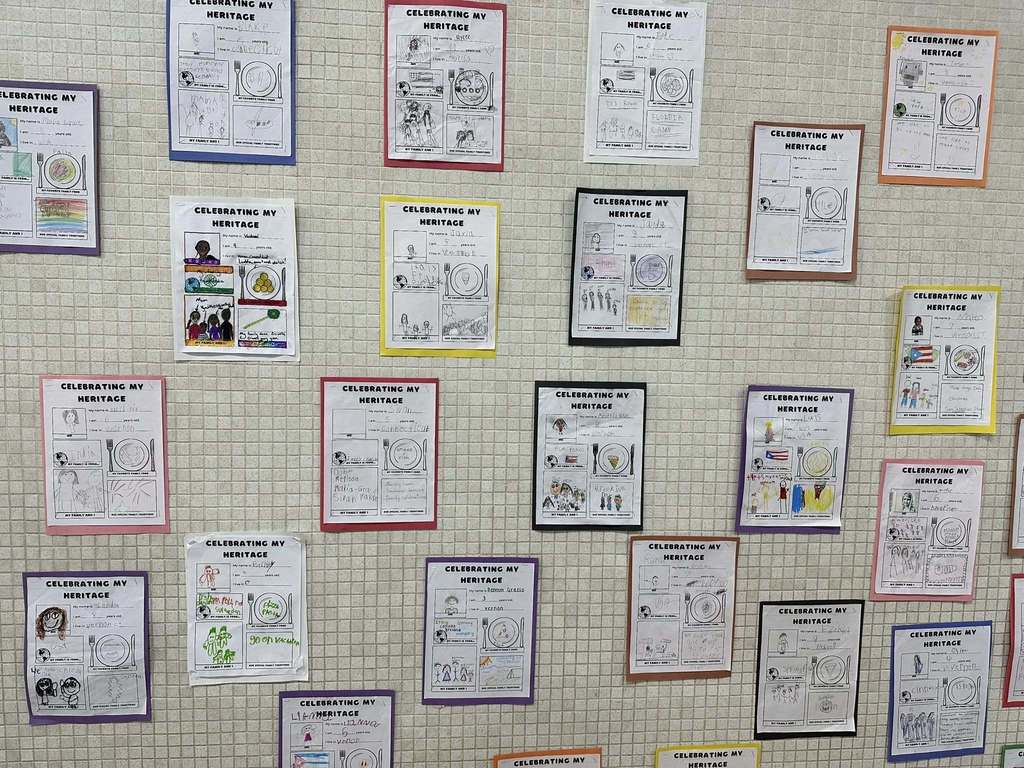 SRS Multicultural Night: Students celebrating "My heritage"