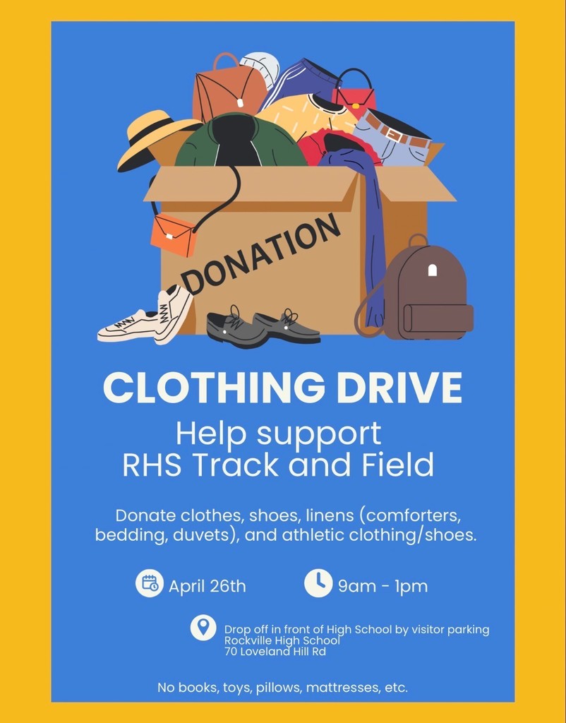 RHS Track & Field Clothing Drive
