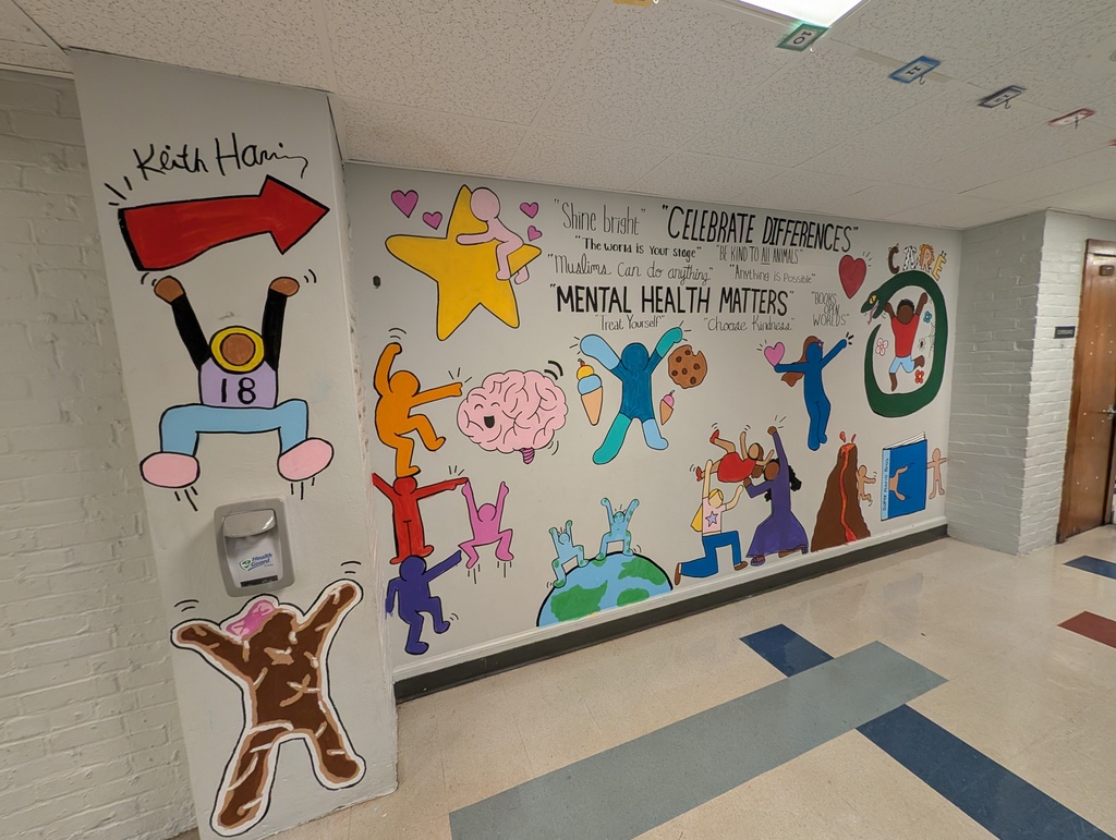New mural in the style of Keith Harrington