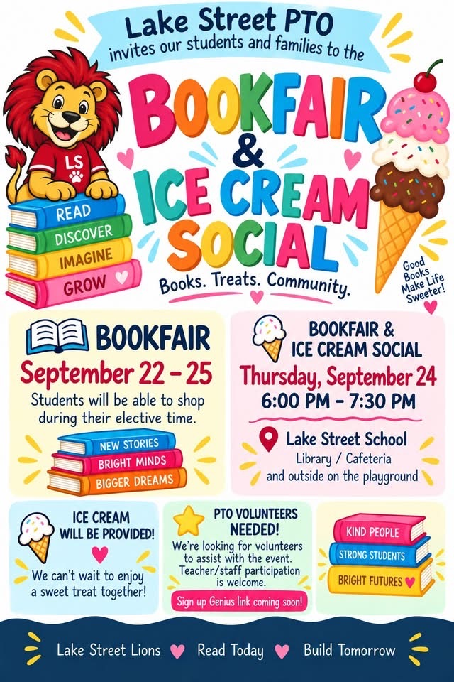 book fair and ice cream