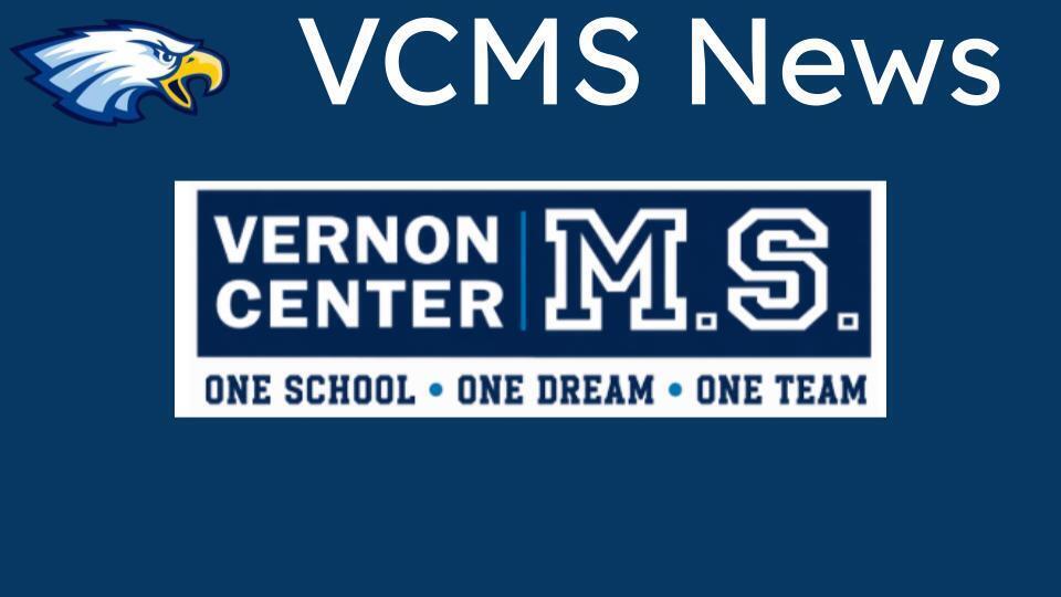 VCMS News logo with eagle image in upper left-hand corner