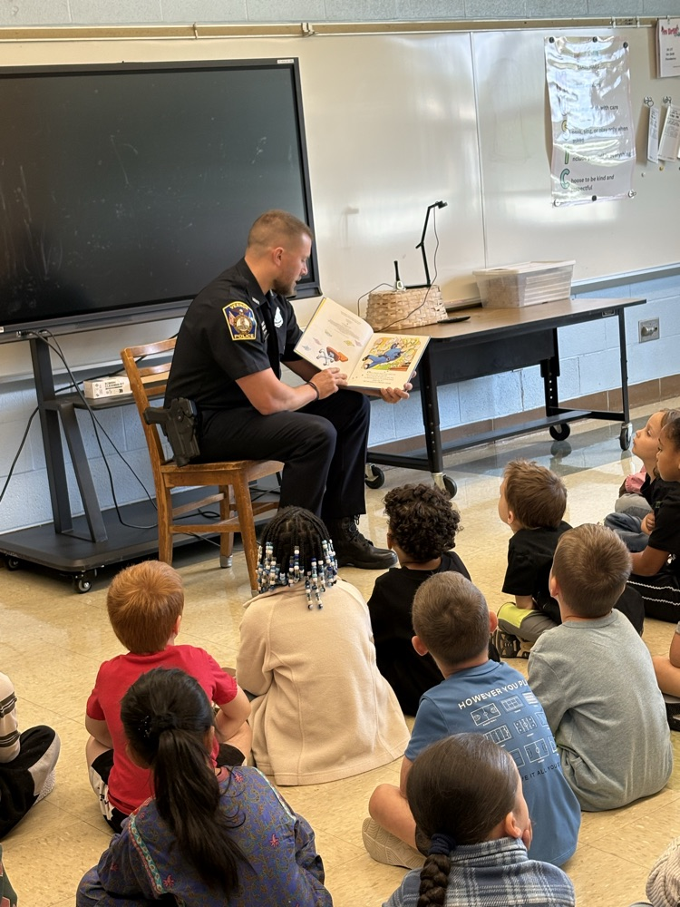 reading a story