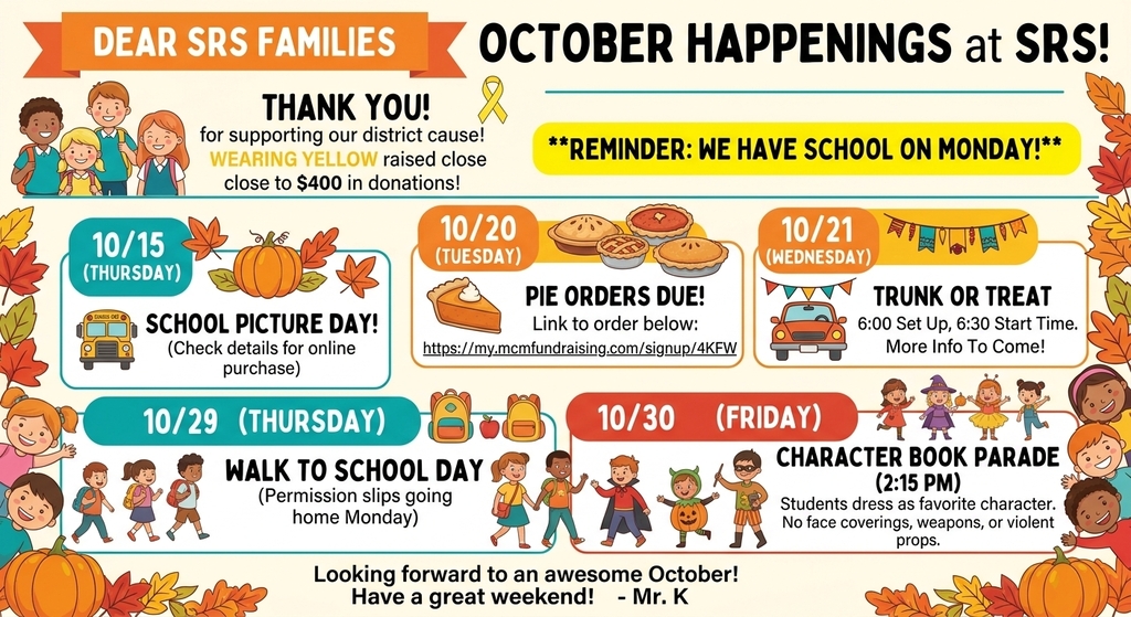 October Happenings at SRS