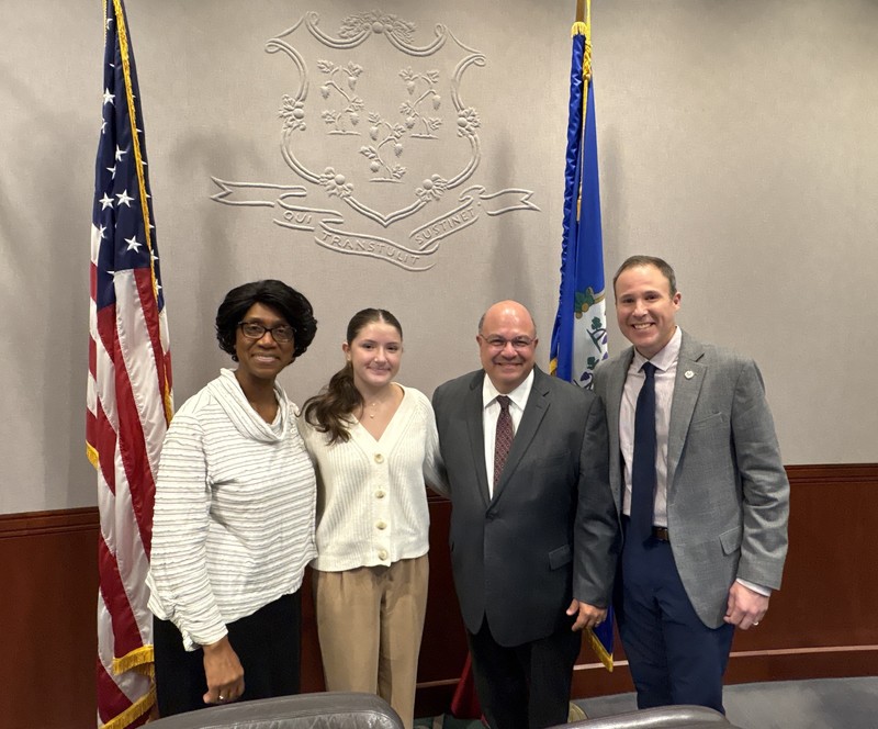 Grace, Dr. Macary with commissioner