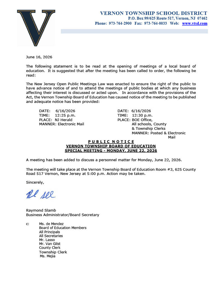 notice