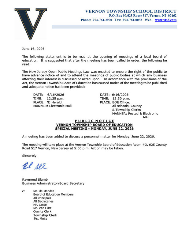 notice