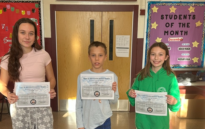 December 2025 Students of the Month