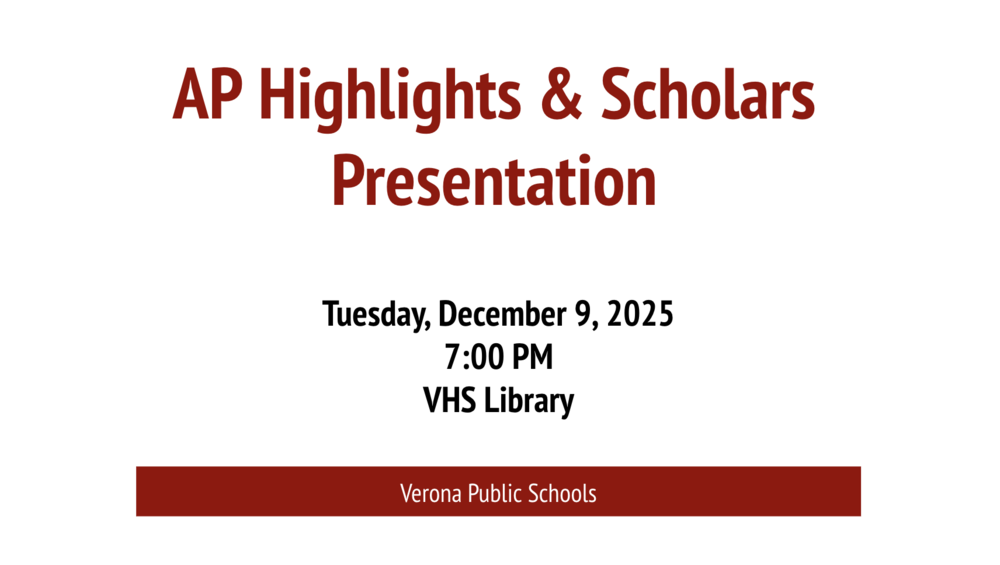 AP Highlights & Scholars Presentation