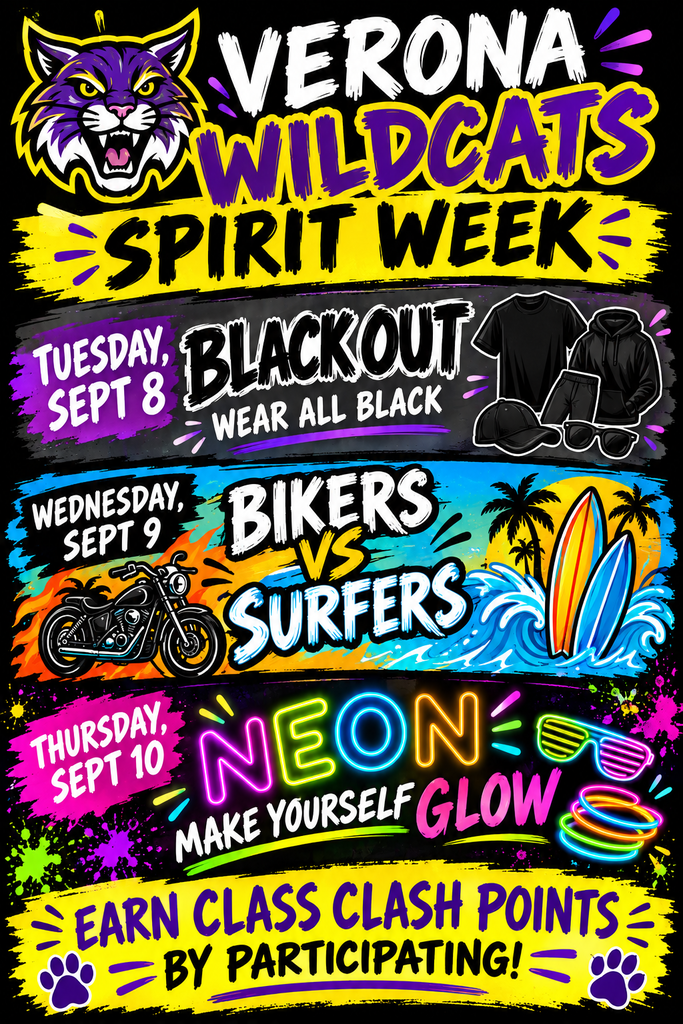 Earn Class Clash Points by participating in Spirit Week