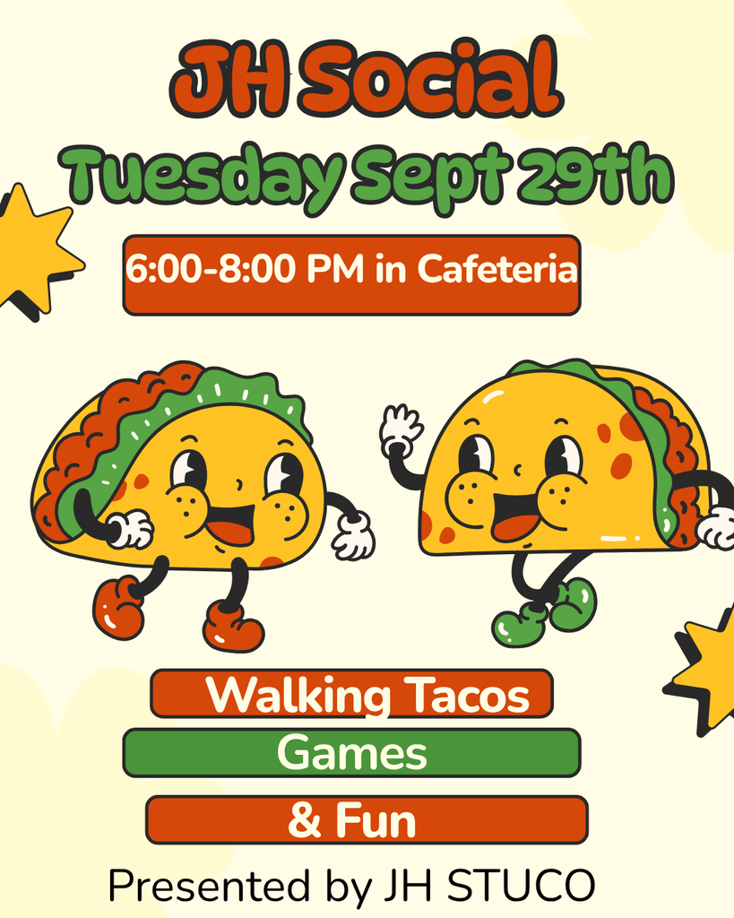 JH Social Sept 29th 6-8:00