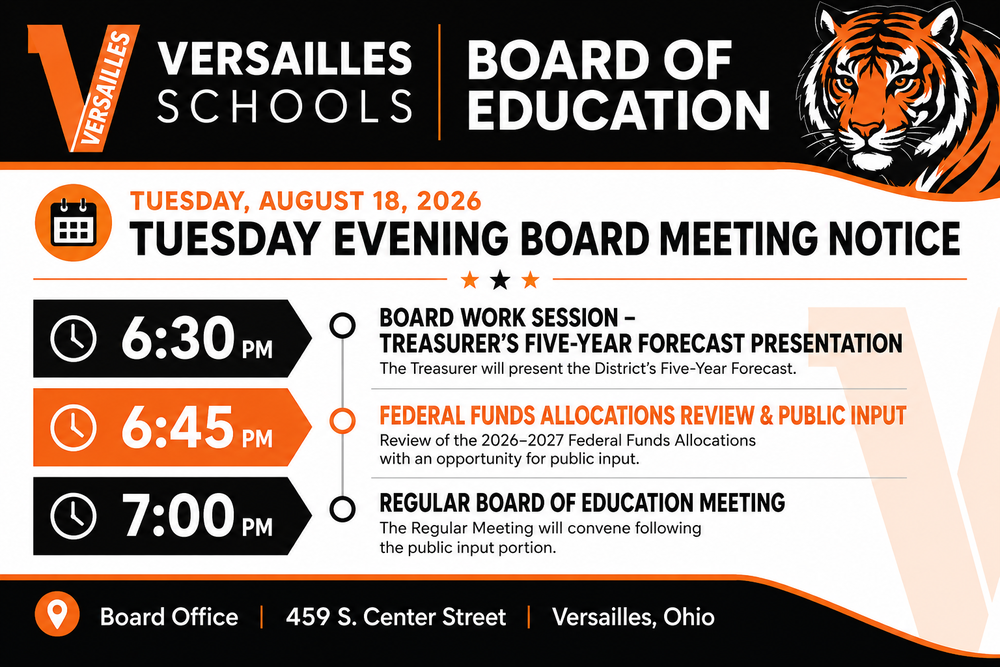 Public Board Meeting Notice