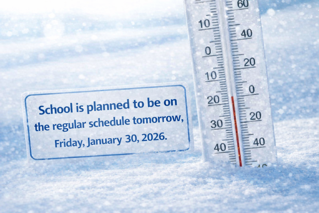 On time Friday, January 30, 2026