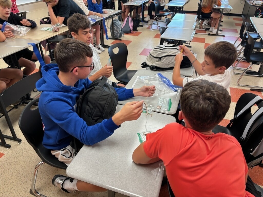 Mrs. Kauflin visits the CLCE class