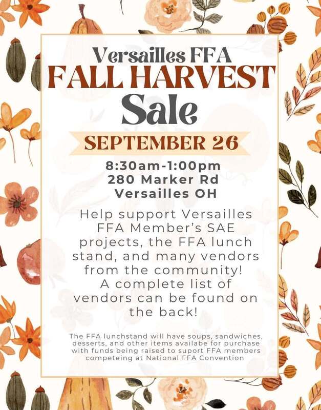FFA Fall Harvest Sale