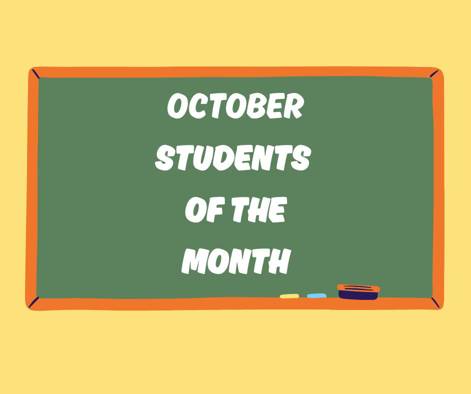 October Students of the Month