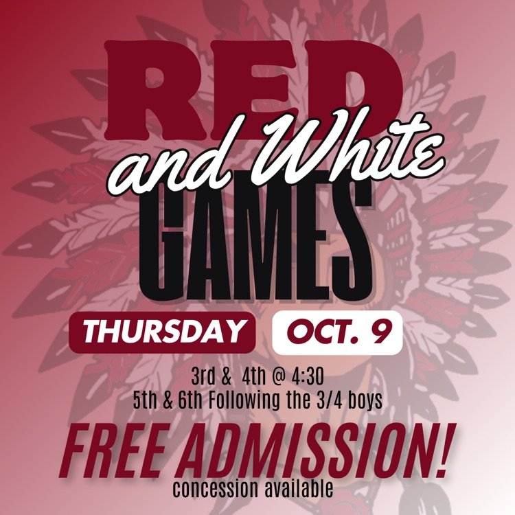 red and white games