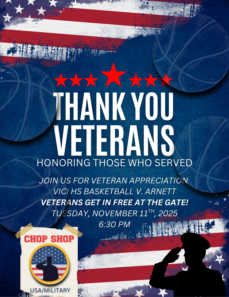 Veterans appreciation at the high school basketball games. 
