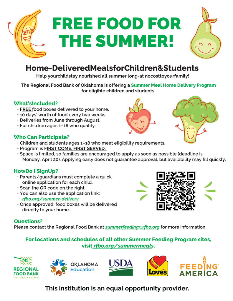 Free Food For Summer