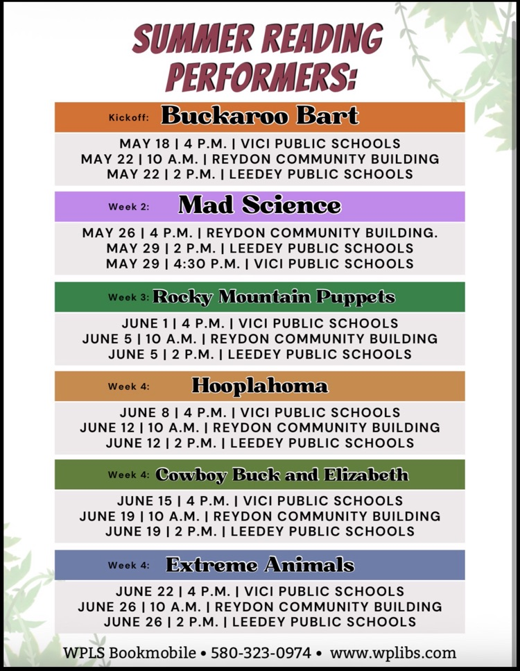 WPLS Summer Reading