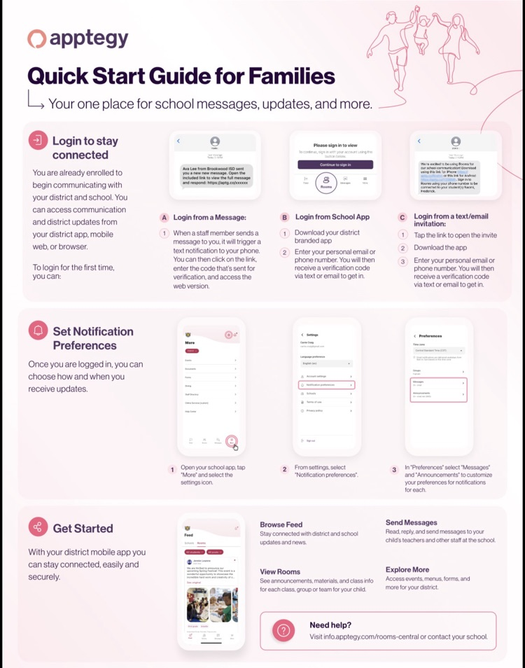 Rooms guide for parents 